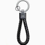 Portachiavi PORSCHE DESIGN CORD pelle nera